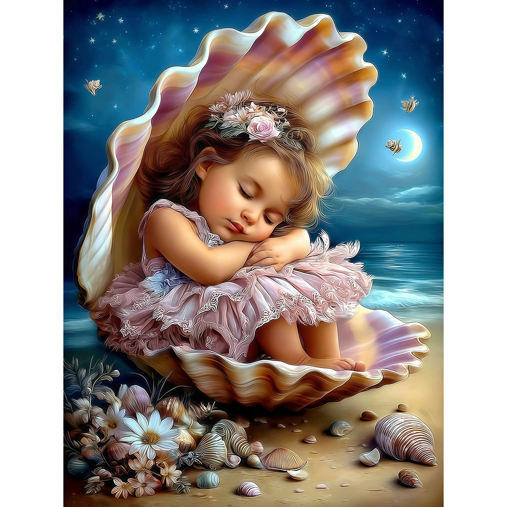 Resin Art Price - EverShine DIY Diamond Painting Girl 5D
