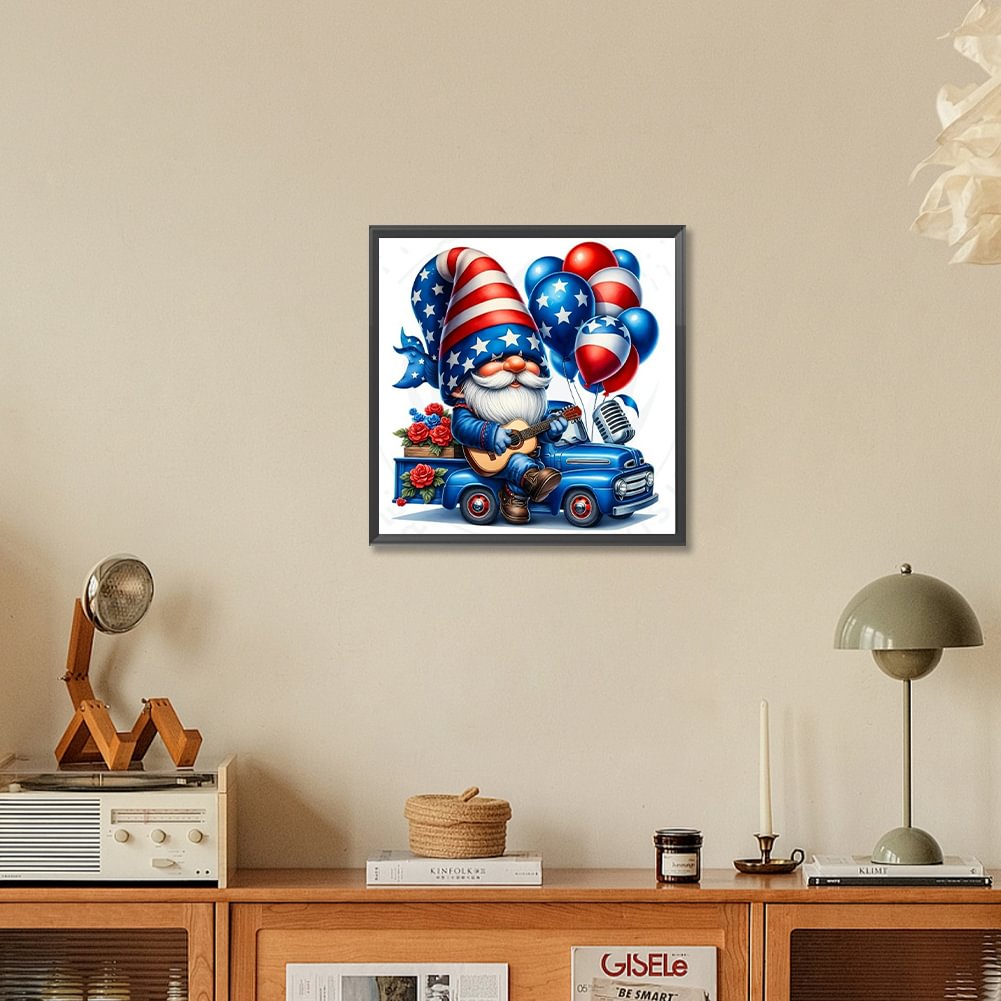 Resin Art Painting - Diamond Painting Family Color Santa Claus