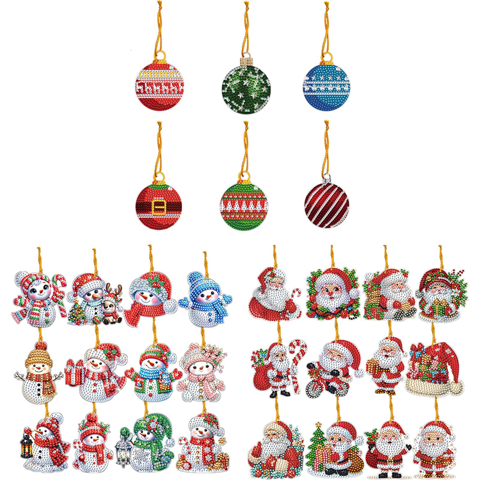 Xmas Resin Art - Xmas Theme 2D Flat DIY Diamond