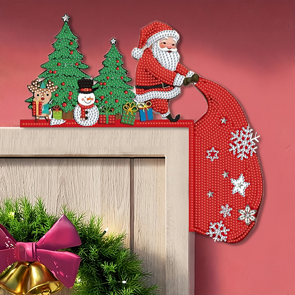 Xmas Resin Art - DIY Xmas Diamond Painting PVC Door