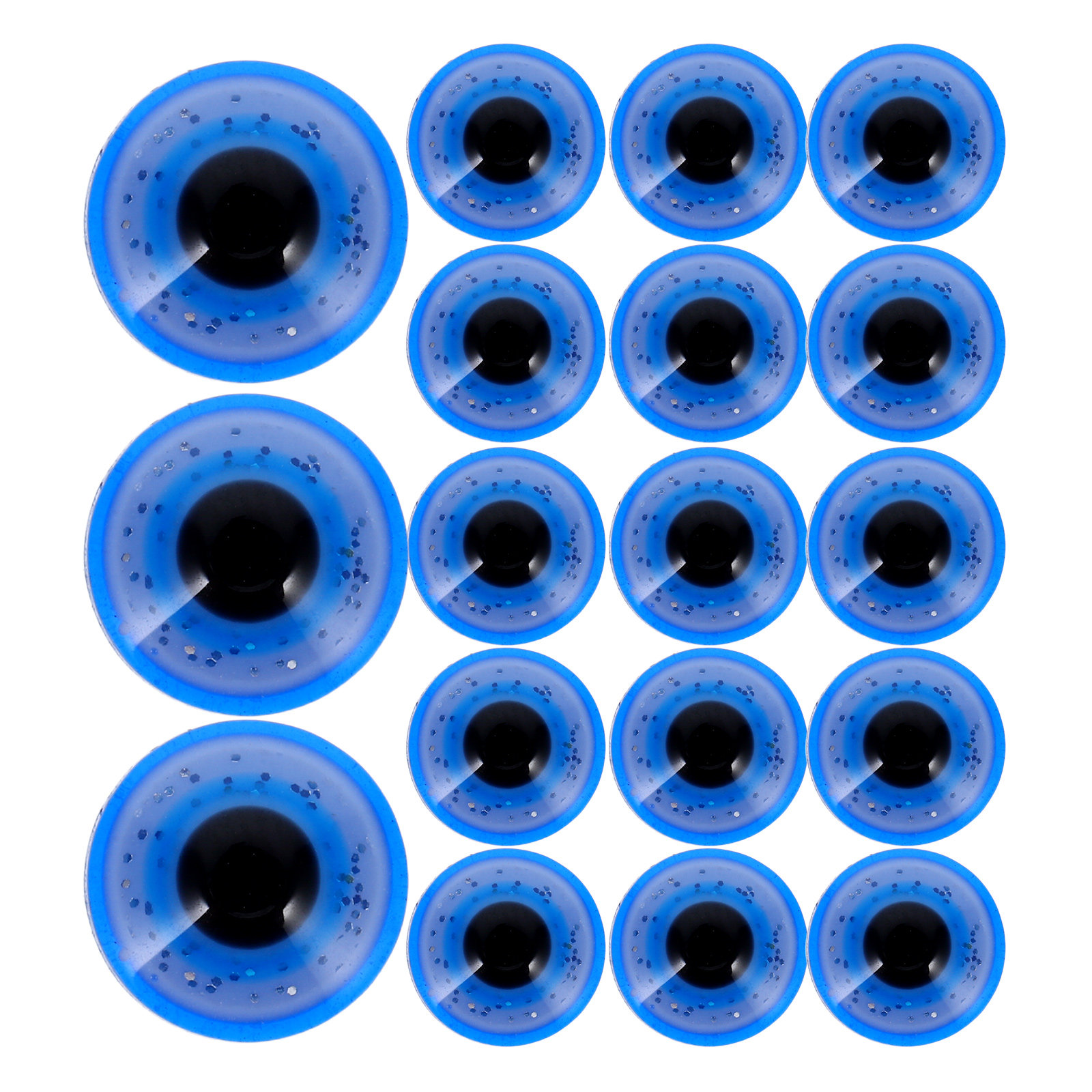 Resin Art Keychain Design - 100Pcs Evil Eye Resin Flatback Beads