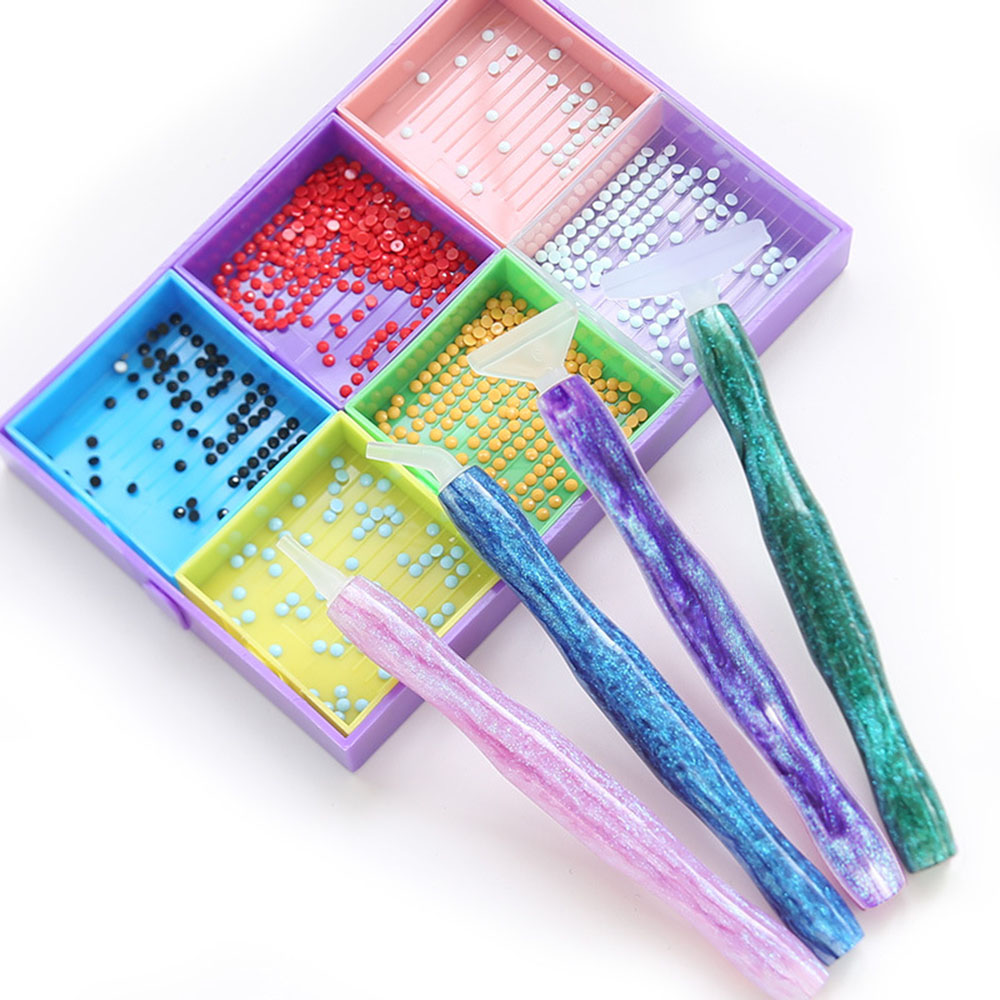 Resin Art Painting - Resin Rhinestone Picker Pen, Diamond Painting