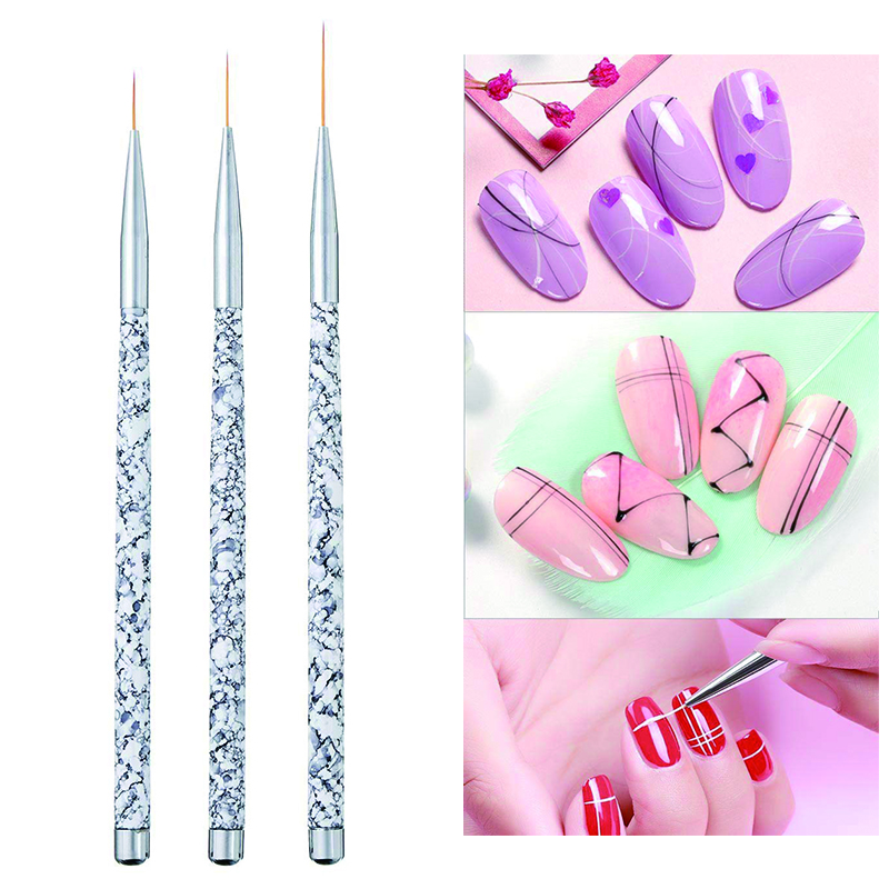 Resin Art Gel - Professional Nail Art Liner Pen Set