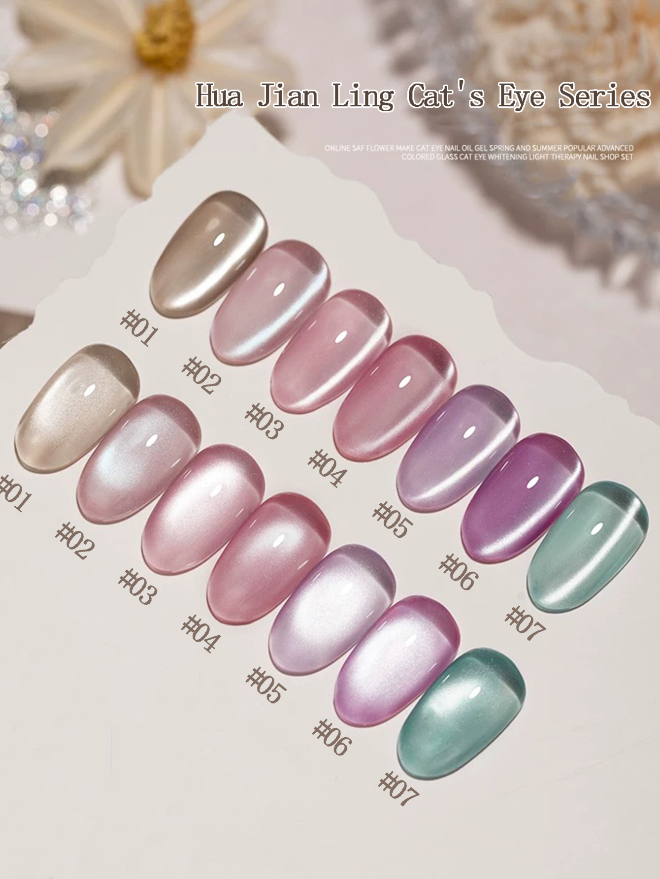 Resin Art Gel - 1-16PCS White Pink Ice Clear Moonlight
