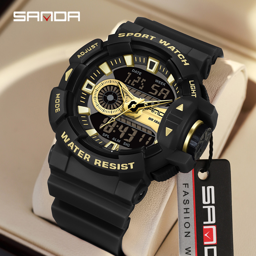 SANDA 3310 Fashion Men's Elect - огляд і ціна Resin Art Underwater