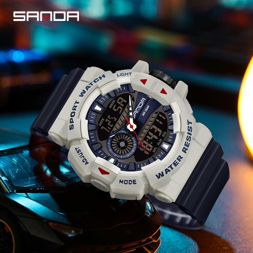 SANDA 3310 Fashion Men's Elect - огляд і ціна Resin Art Underwater