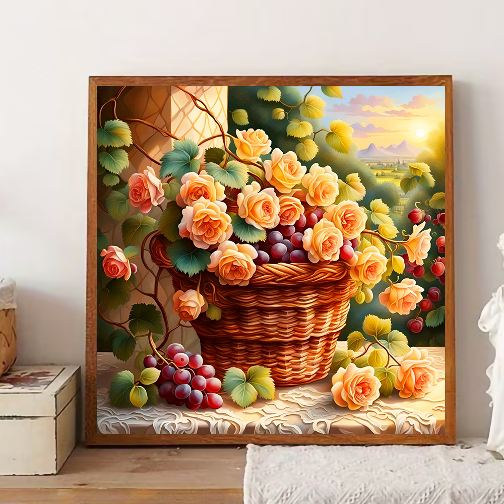 Flower Diamond Painting Kit Fu - огляд і ціна Resin Art For Beginners