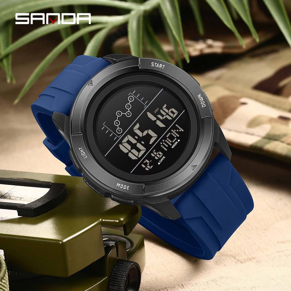 SANDA 2198 Timing Men's Electr - огляд і ціна Resin Art Underwater