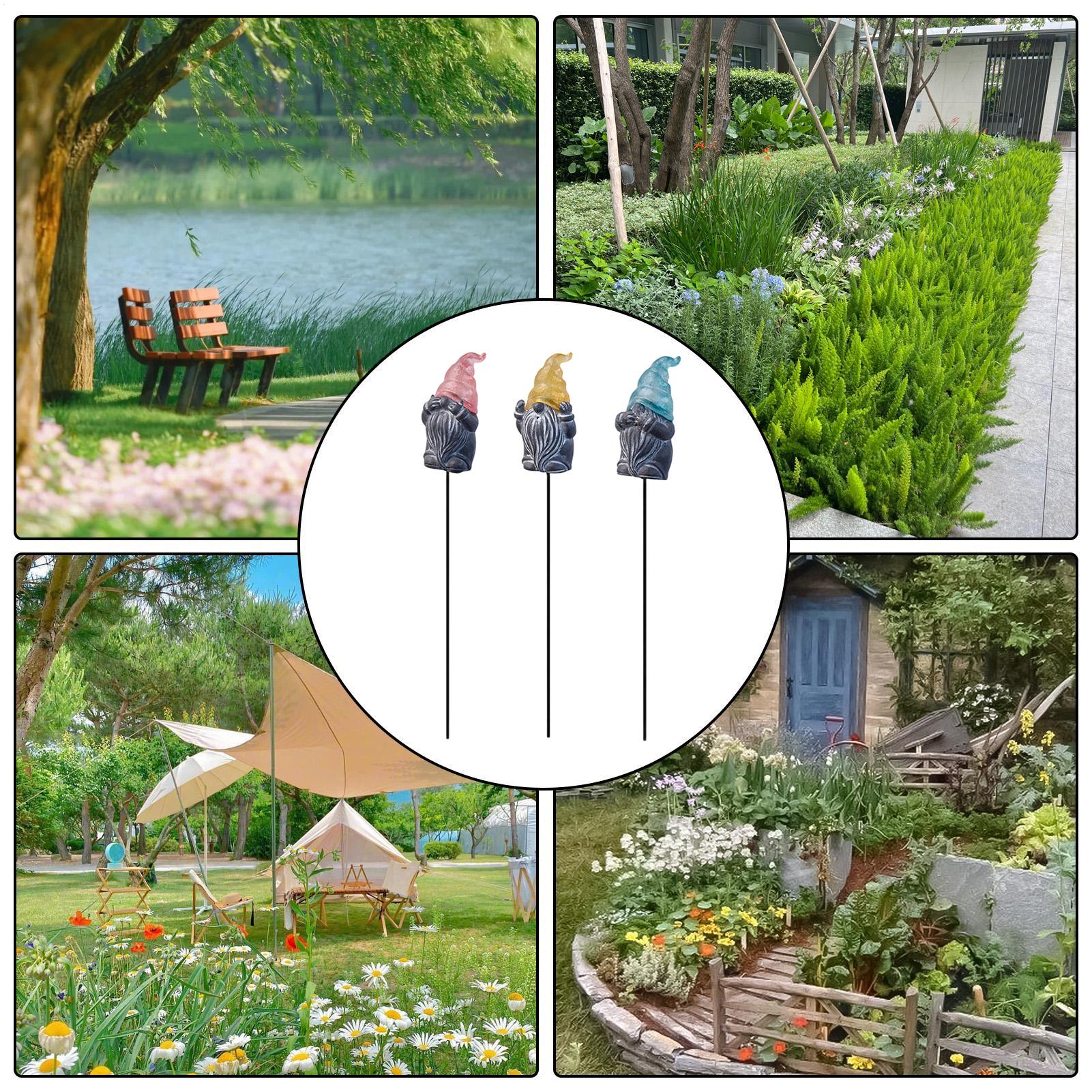 Decorative Yard Stakes 3-Piece - огляд і ціна Resin Art Flower