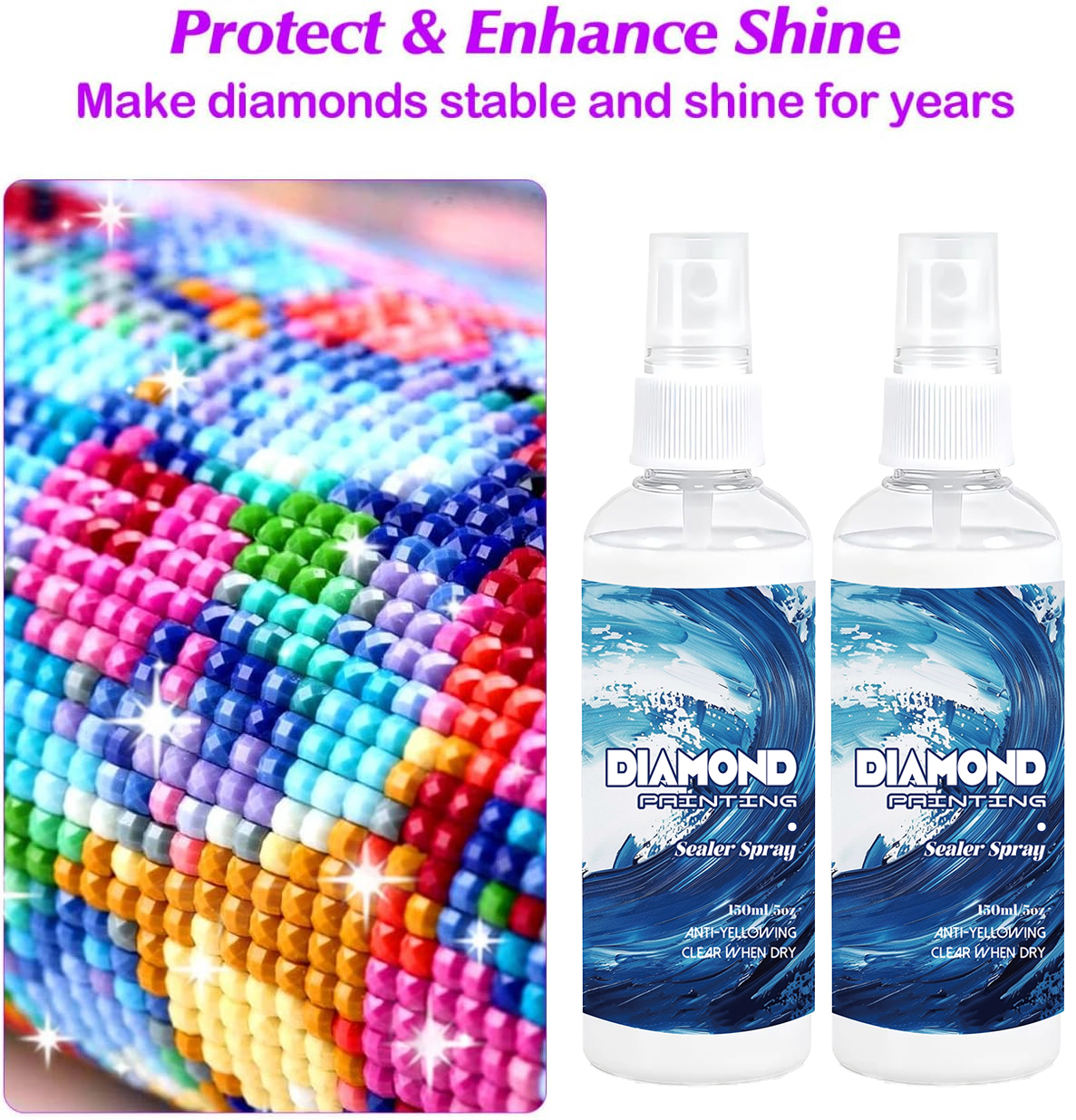 150ml Diamond Painting Sealant - огляд і ціна Resin Art Craft