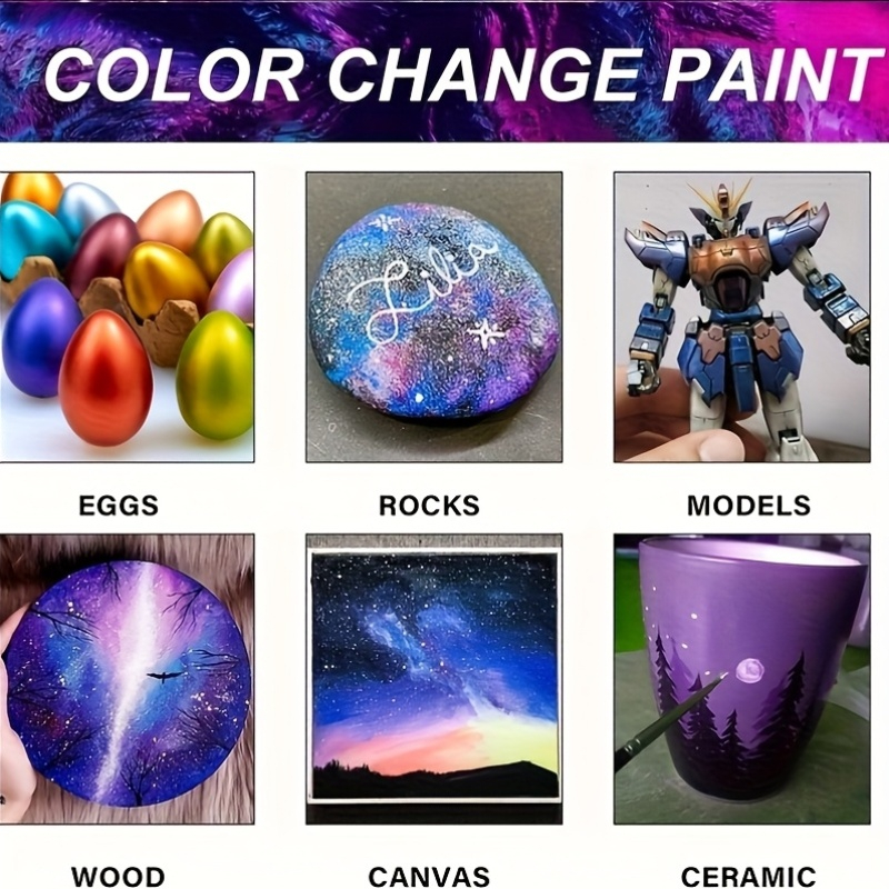 Acrylic Paint Set 6 Colors 50m - огляд і ціна Resin Art Price