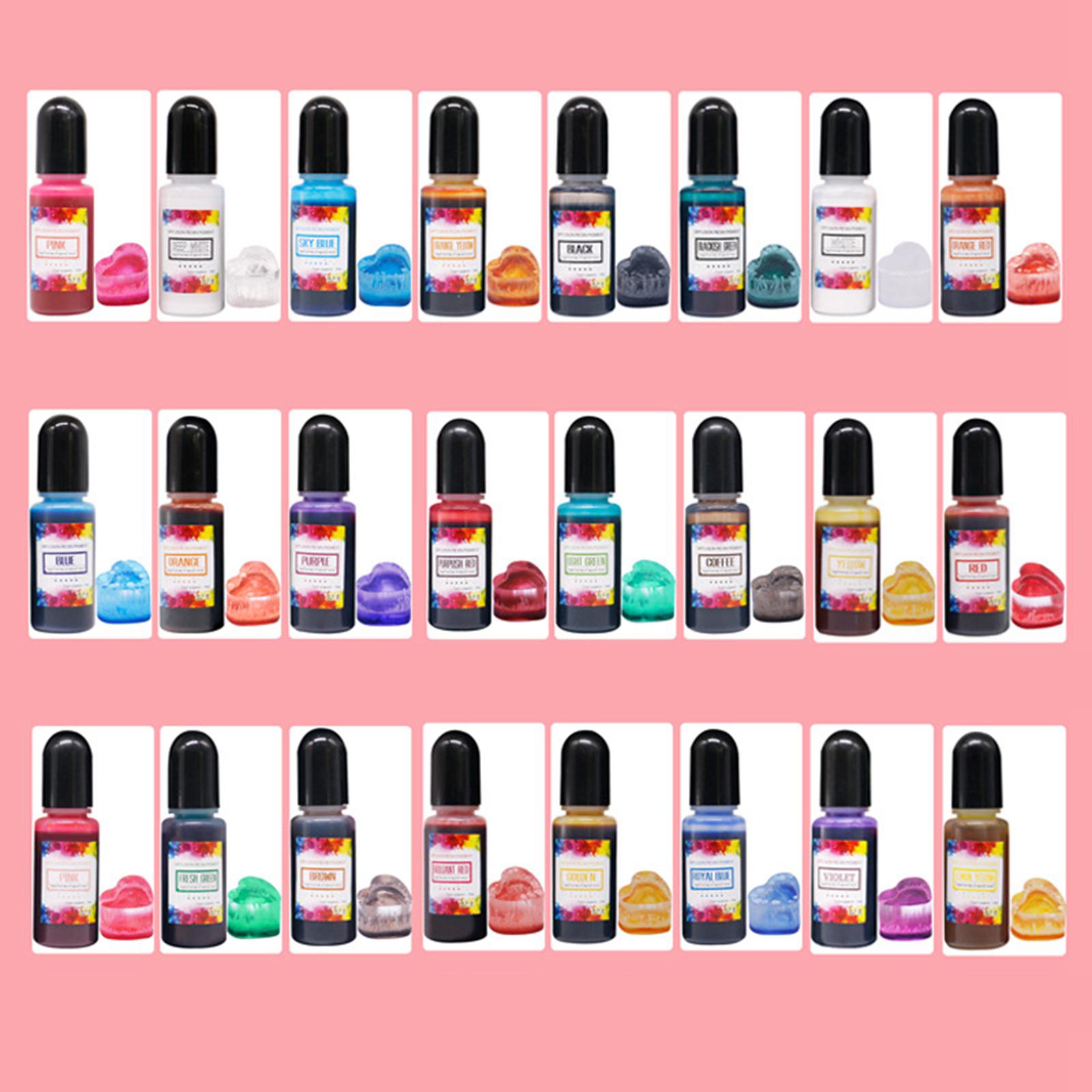24Pcs Alcohol Inks Epoxy Resin - огляд і ціна Resin Pigment Alcohol Ink
