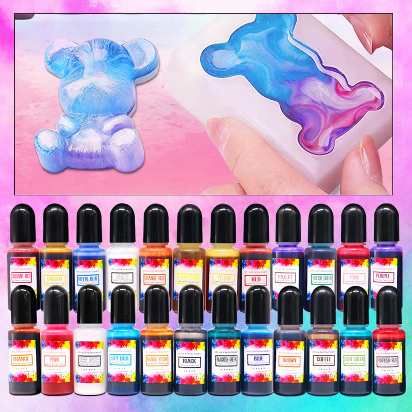 24Pcs Alcohol Inks Epoxy Resin - огляд і ціна Resin Pigment Alcohol Ink