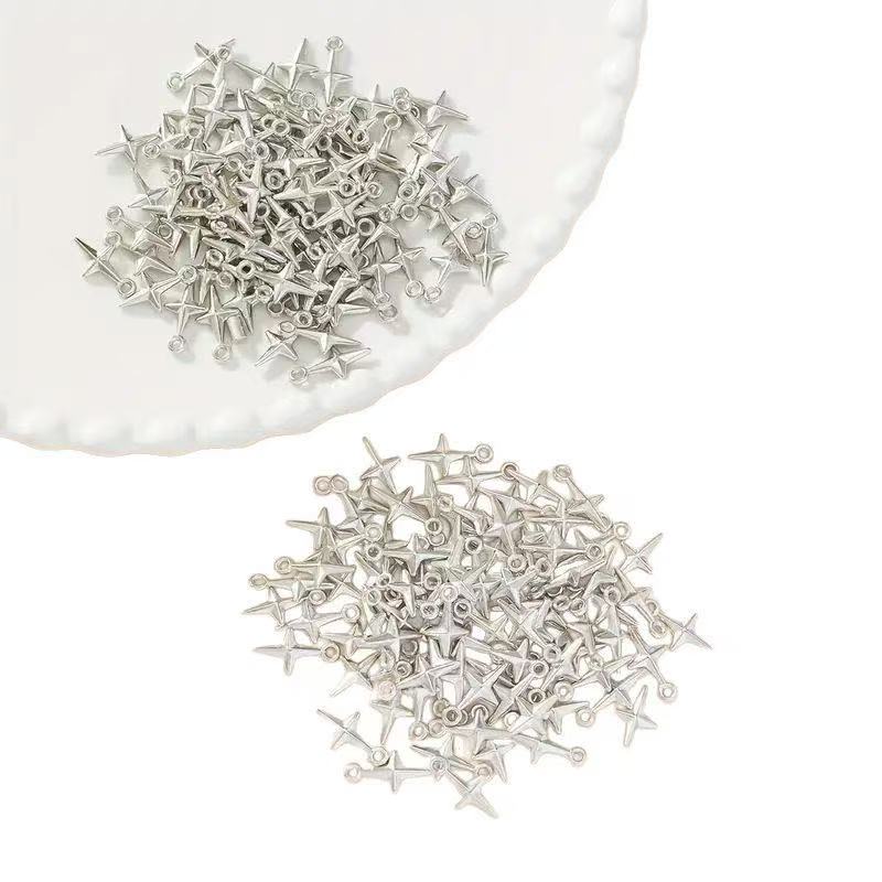 100pcs 16x8mm Charms Shining S - огляд і ціна Resin Art Gift Ideas