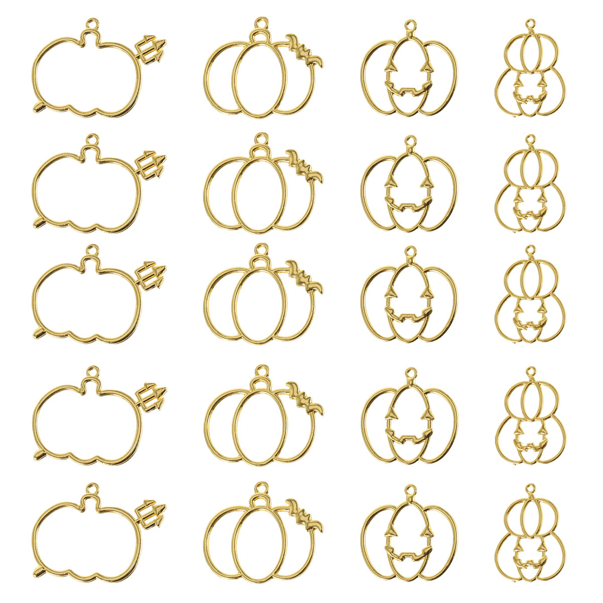 20Pcs DIY Pumpkin Resin Pendan - огляд і ціна Resin Art Craft