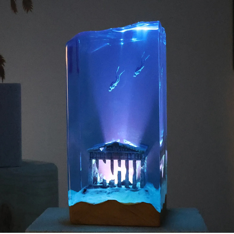 NEW Marine Art Home Decoration - огляд і ціна Resin Art And Wood