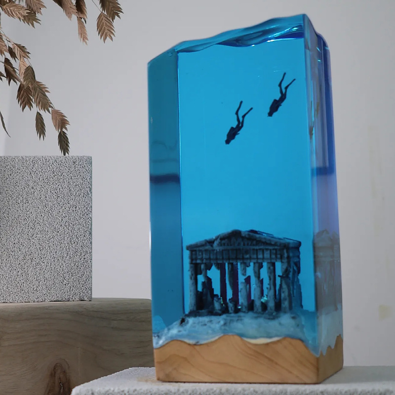 NEW Marine Art Home Decoration - огляд і ціна Resin Art And Wood
