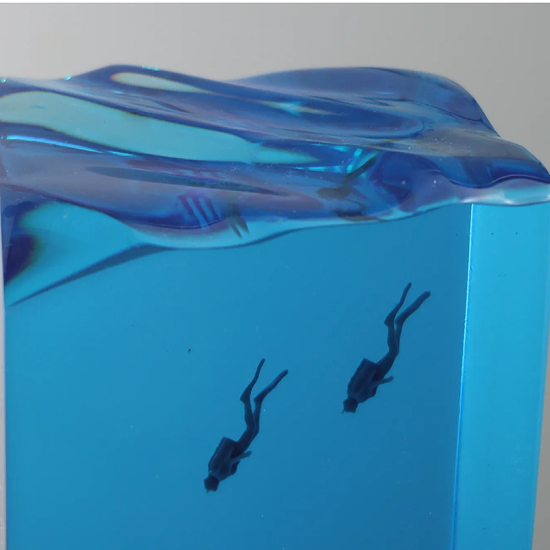 NEW Marine Art Home Decoration - огляд і ціна Resin Art And Wood