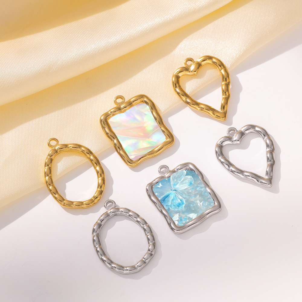 5pcs Stainless Steel Heart Rou - огляд і ціна Resin Art Craft