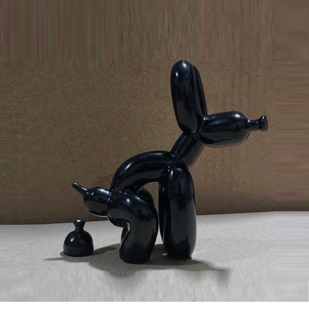 Modern Art Squat Balloon Dog A - огляд і ціна Resin Art And Wood