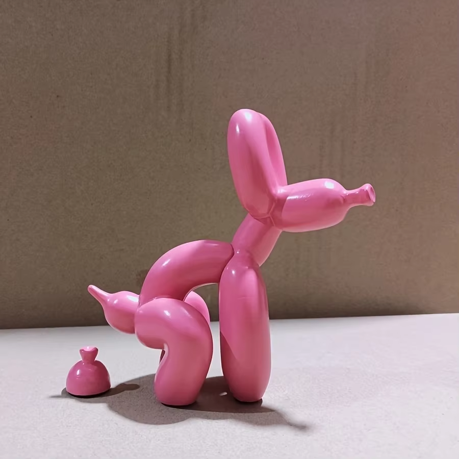 Modern Art Squat Balloon Dog A - огляд і ціна Resin Art And Wood
