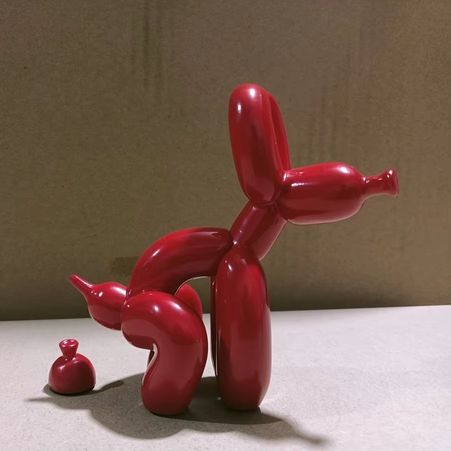 Modern Art Squat Balloon Dog A - огляд і ціна Resin Art And Wood