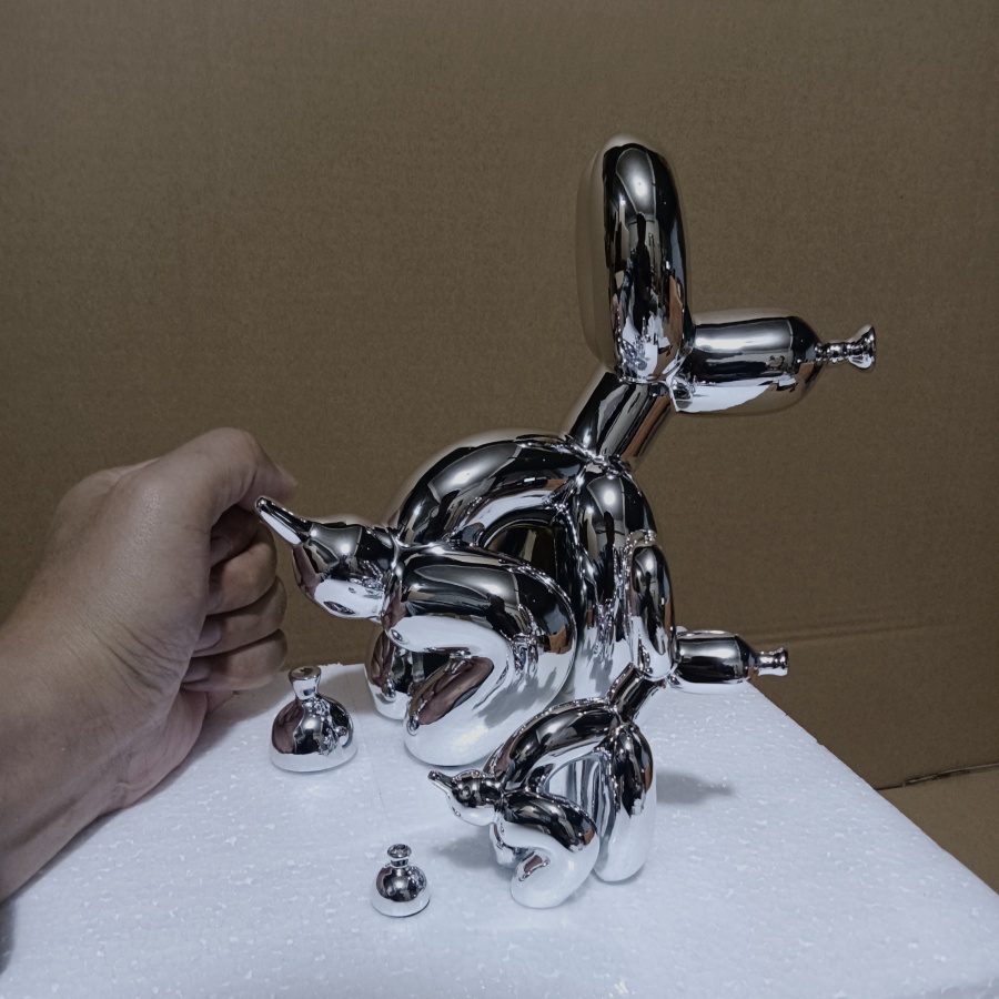 Modern Art Squat Balloon Dog A - огляд і ціна Resin Art And Wood