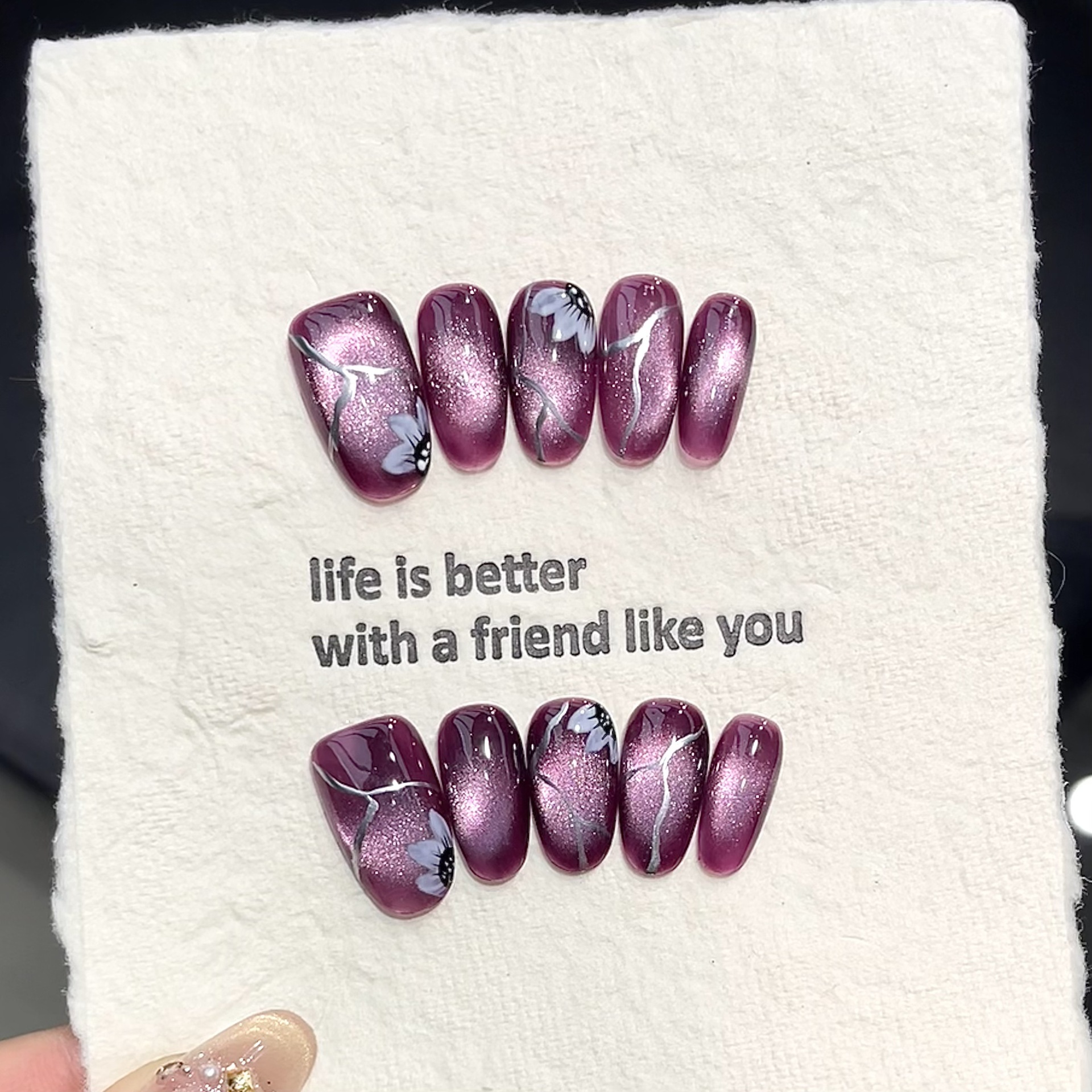 10pcs Handmade Pressed Oval Na - огляд і ціна Resin Art Flower