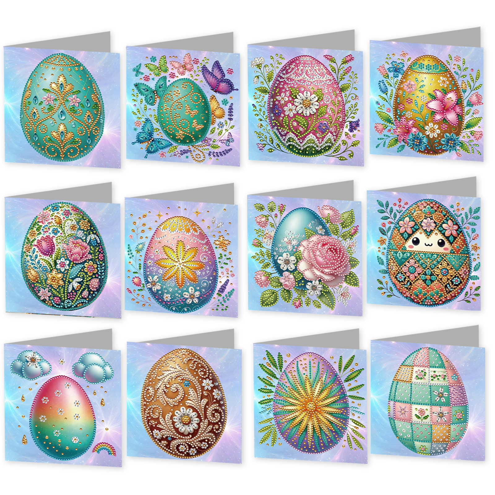 12 Packs DIY Diamond Painting  - огляд і ціна Resin Art Kit For Beginners