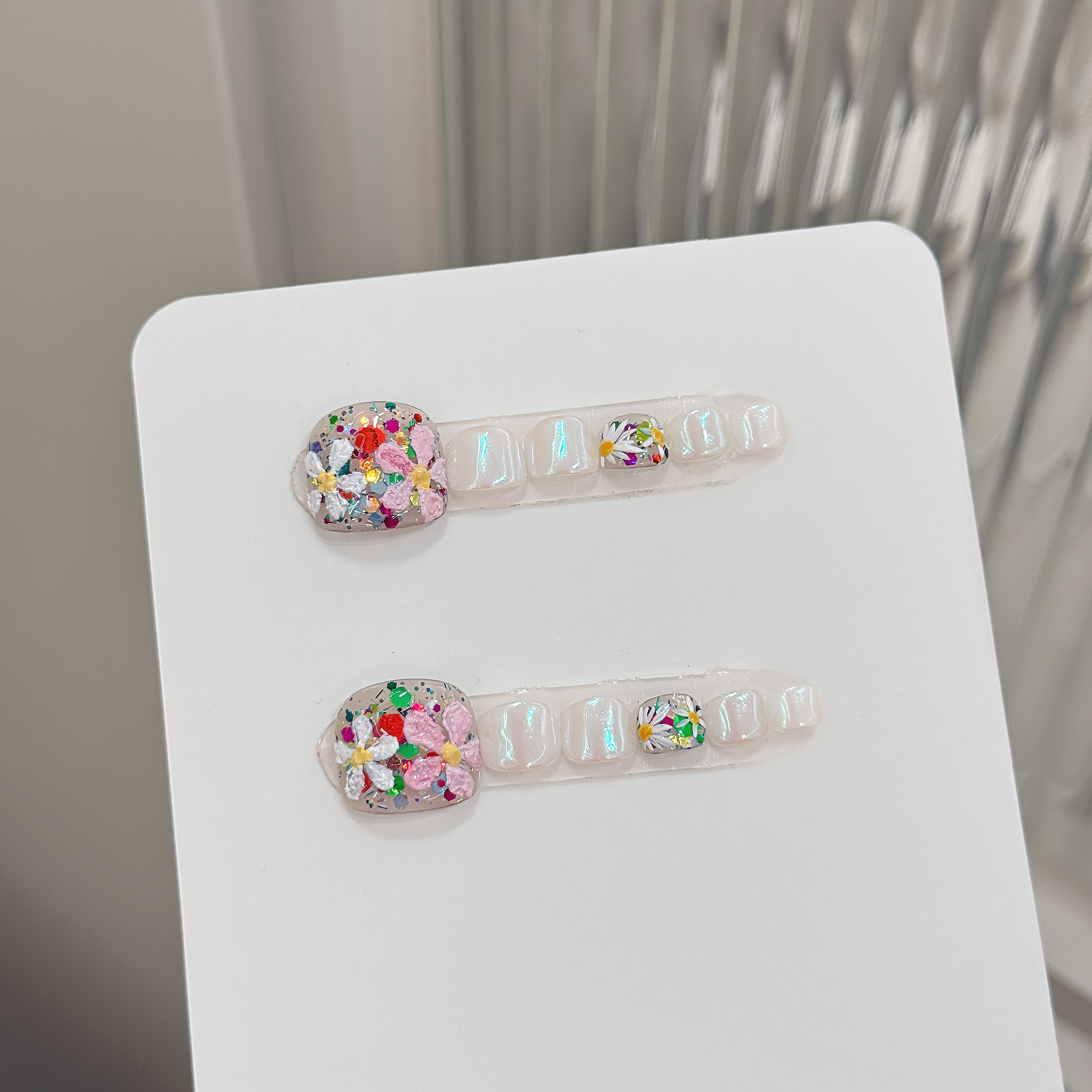 12pcs Handmade Pressed Foot Na - огляд і ціна Resin Art And Design