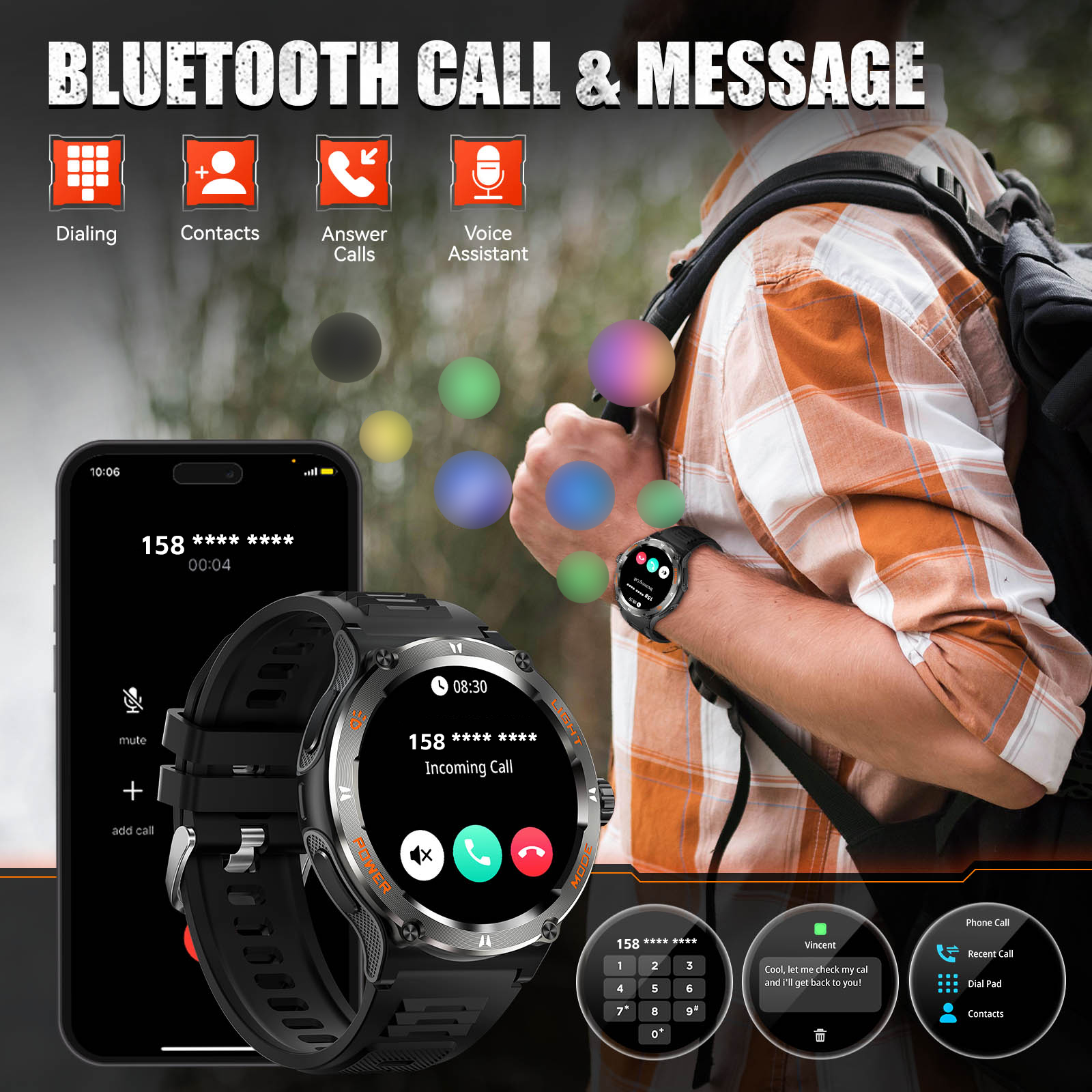 EIGIIS Smart Watch 3ATM Waterp - огляд і ціна Resin Art Underwater