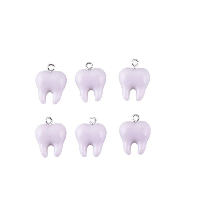 10pcs Cute White Teeth Resin P - огляд і ціна Resin Art Gift Ideas