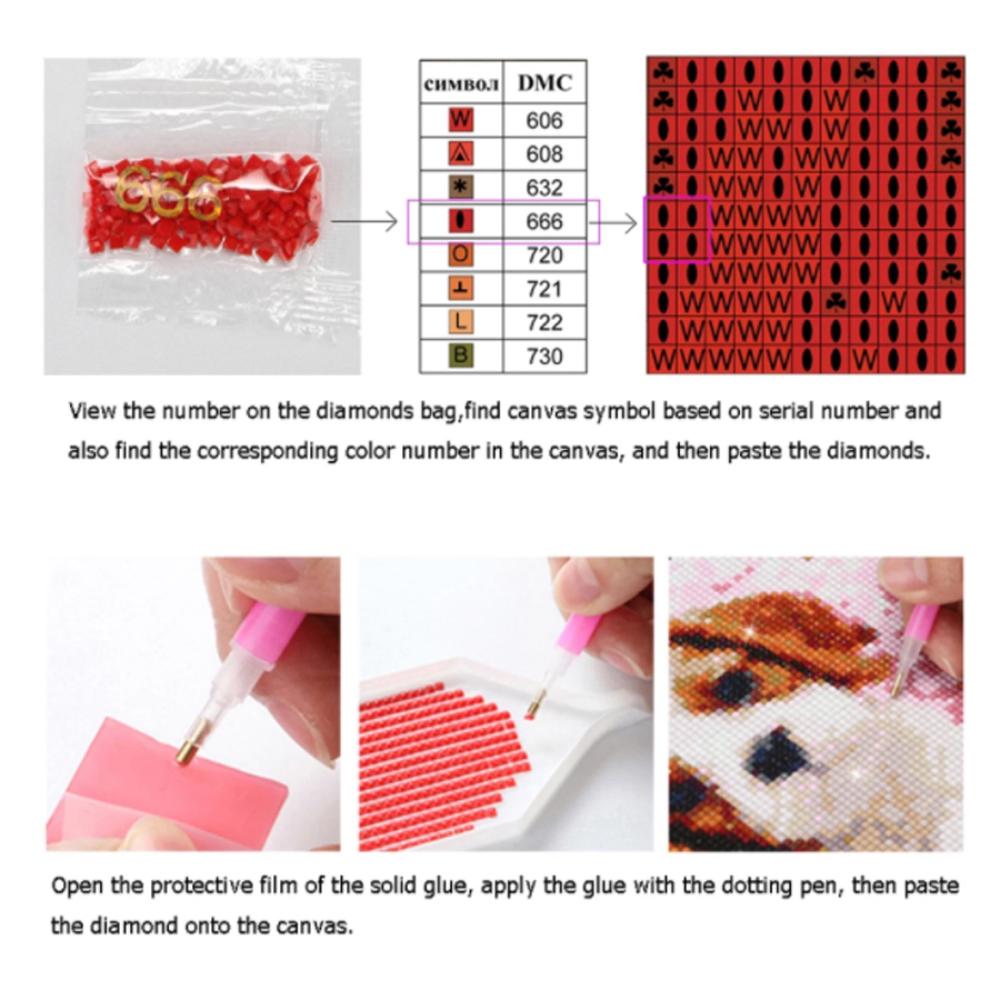 Shadow Leopard 5D Diy Diamond  - огляд і ціна Resin Art Kit For Beginners