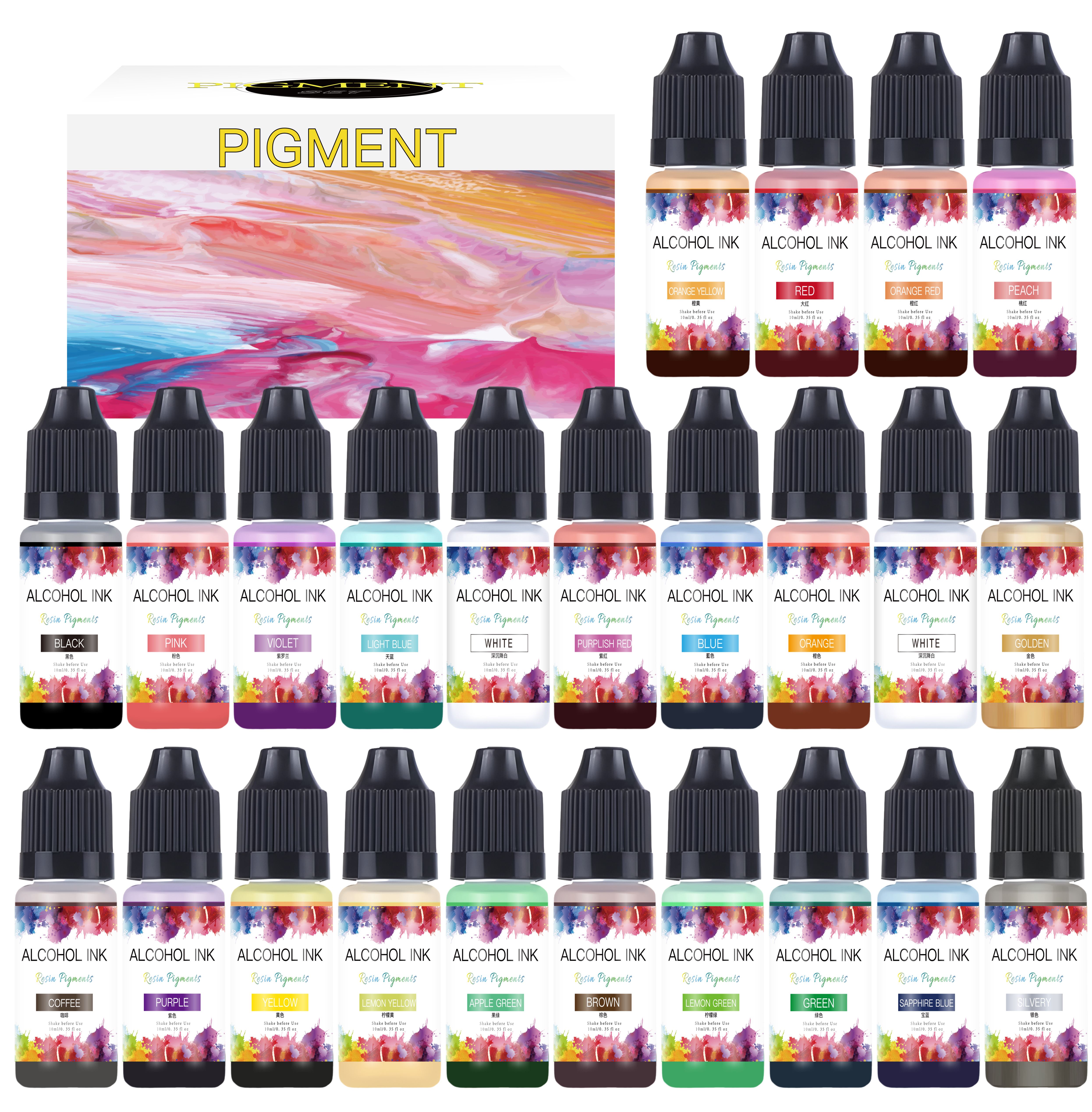 10ml Alcohol Ink Art Epoxy Res - огляд і ціна Resin Pigment Alcohol Ink
