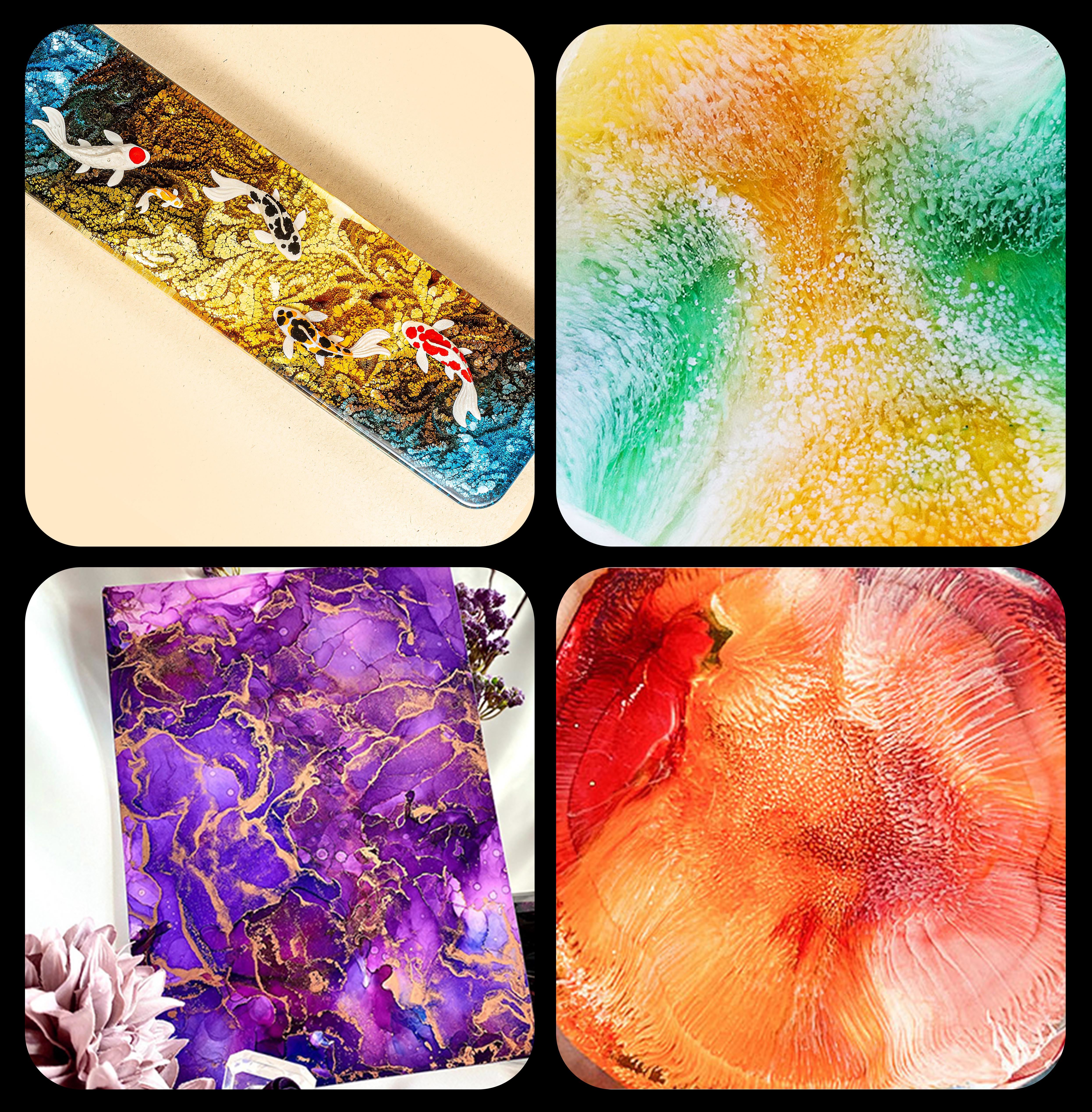 10ml Alcohol Ink Art Epoxy Res - огляд і ціна Resin Pigment Alcohol Ink