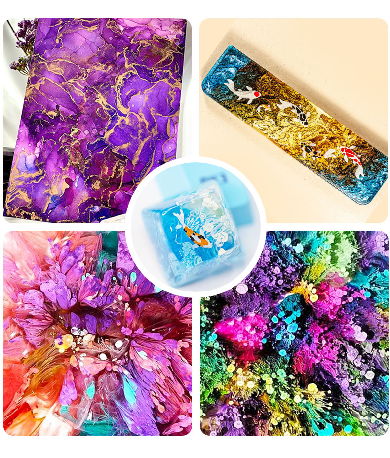 10ml Alcohol Ink Art Epoxy Res - огляд і ціна Resin Pigment Alcohol Ink