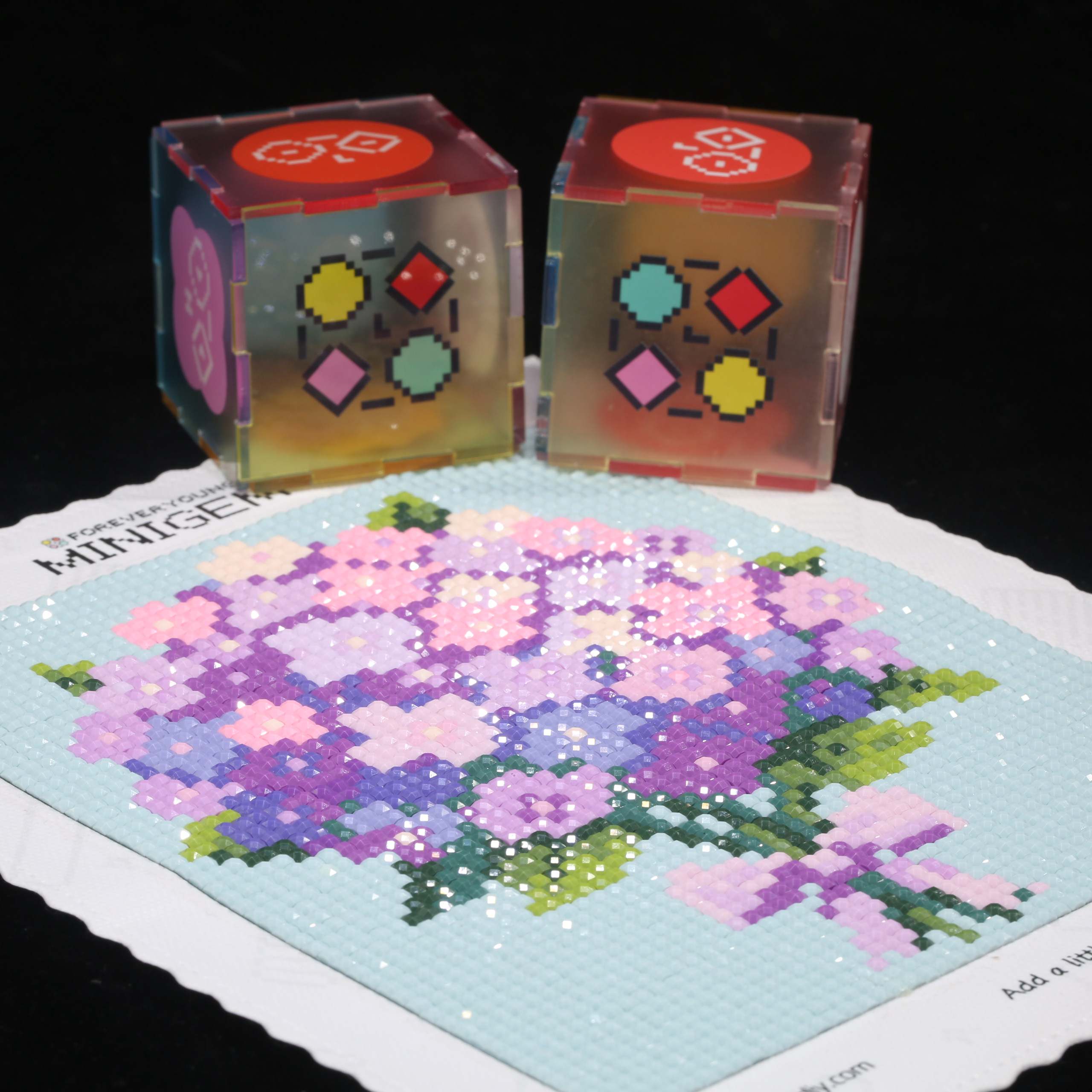 Minigem® Purple Hydrangea 5D D - огляд і ціна Resin Art Kit For Beginners