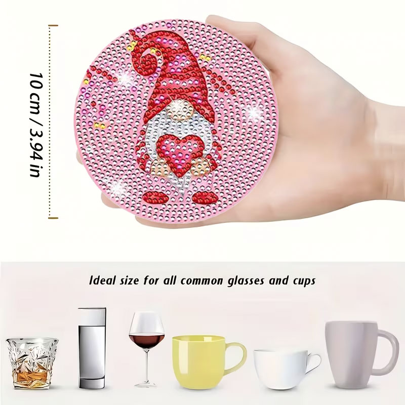 8PCS Valentine's Day Gnome Dia - огляд і ціна Resin Art Kit For Beginners