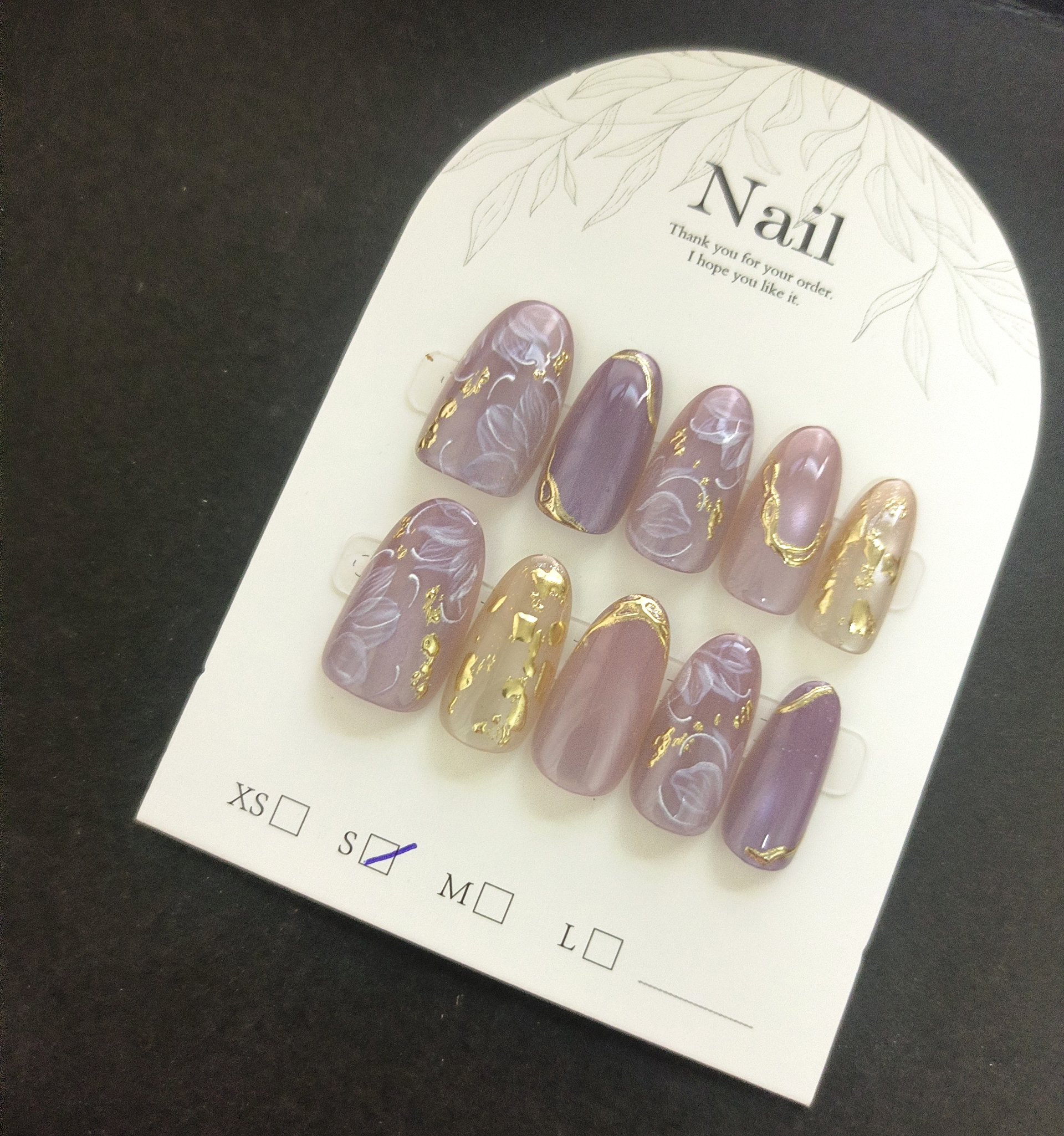 10pcs Handmade Press On Nails  - огляд і ціна Resin Art Flower