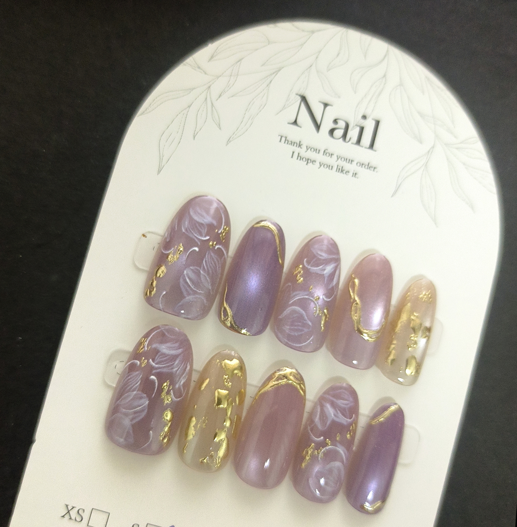 10pcs Handmade Press On Nails  - огляд і ціна Resin Art Flower