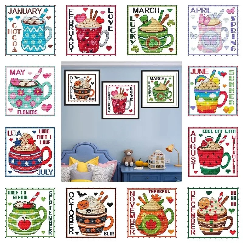 Months Dessert Cup 5D Diamond  - огляд і ціна Resin Art Kit For Beginners