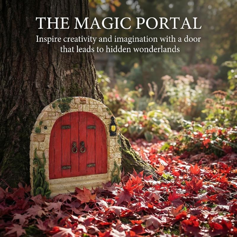 Elf Fairy Door Miniature Garde - огляд і ціна Resin Art And Wood