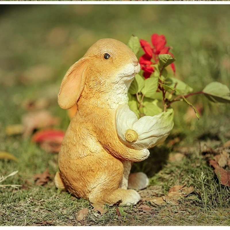 Outdoor Garden Statues Rabbit  - огляд і ціна Resin Art Craft