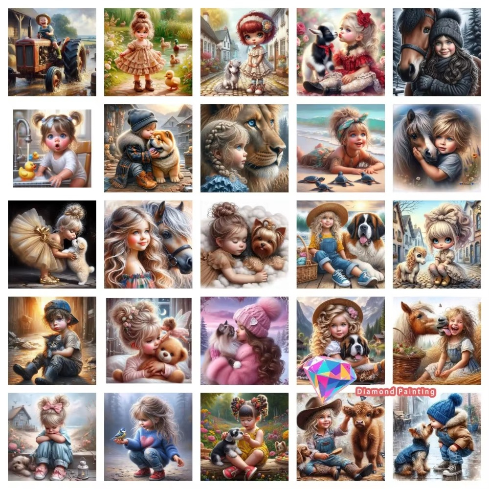 1PC frameless Boys Girls Pet F - огляд і ціна Resin Art For Beginners