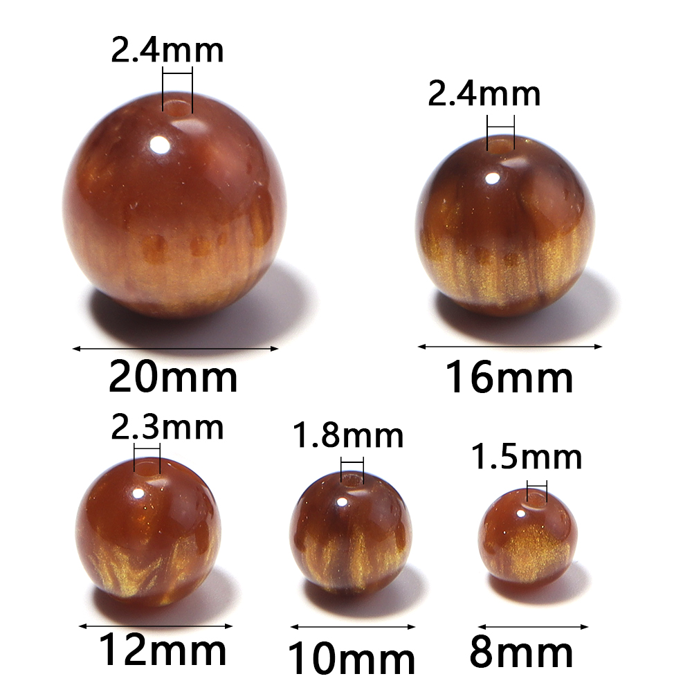 5-30pcs/lot 8-20mm Gilding Res - огляд і ціна Resin Art Gift Ideas