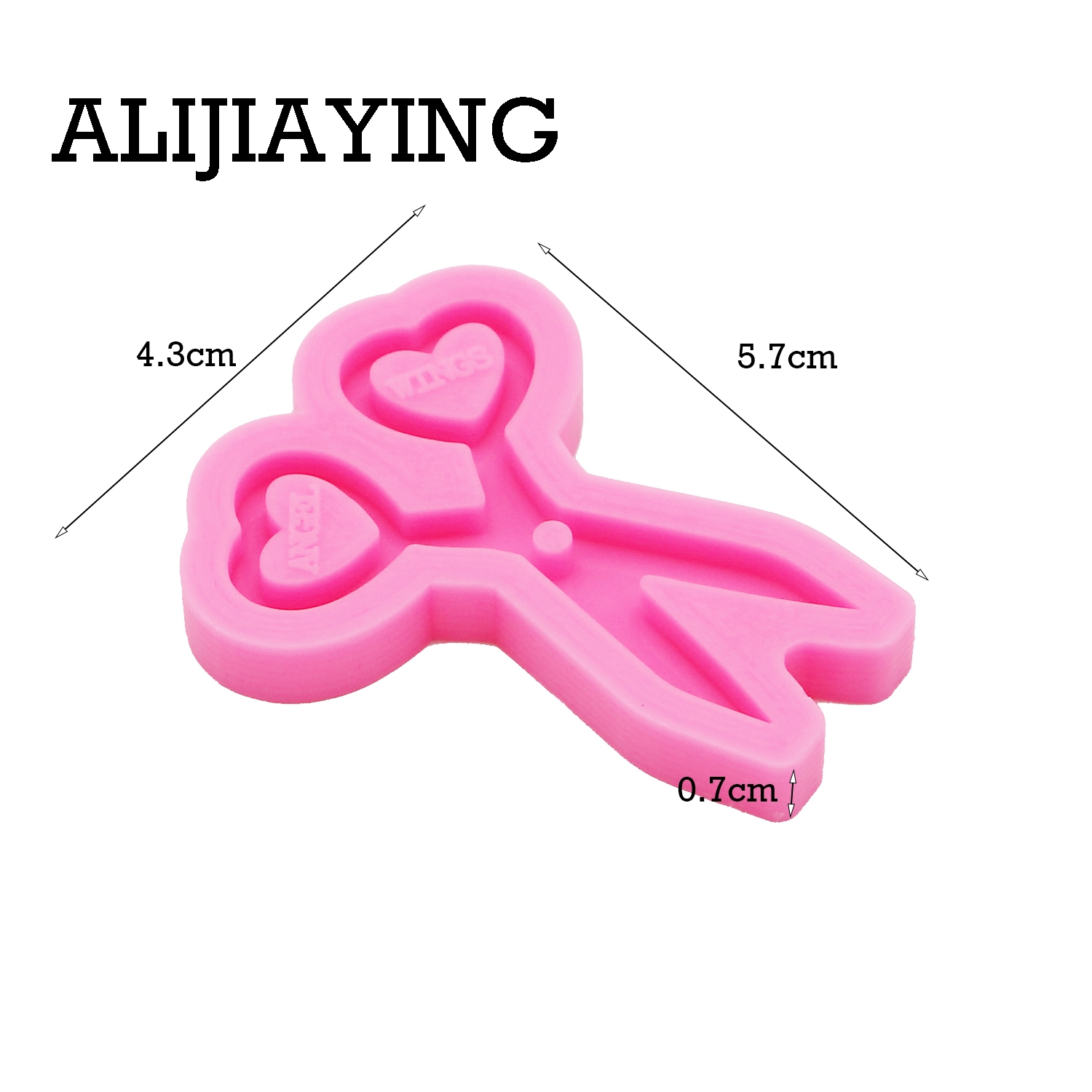 DY0263 Smooth art design mini  - огляд і ціна Resin Art Keychain Design