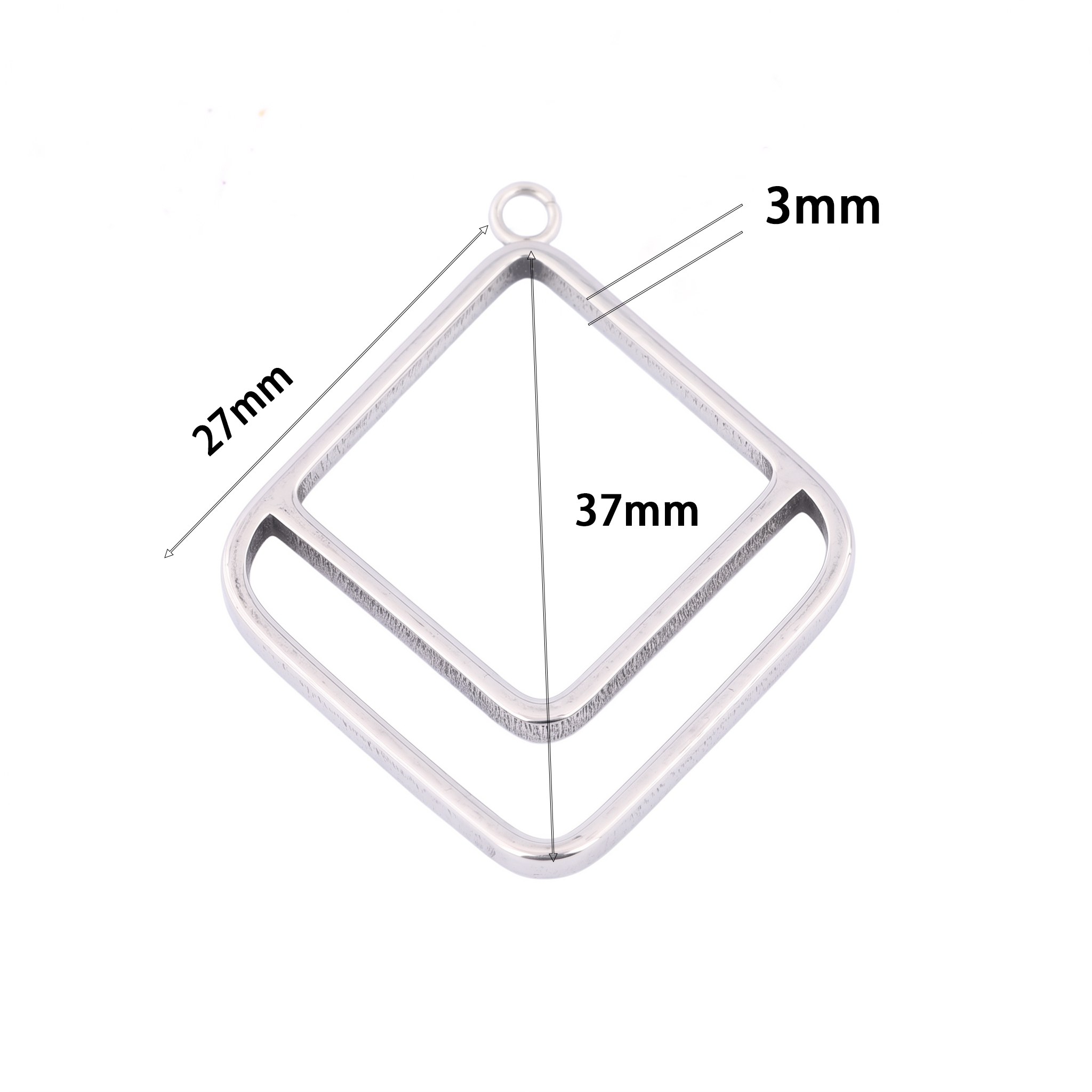 10pcs Square Triangle 3mm Thic - огляд і ціна Resin Art Gift Ideas