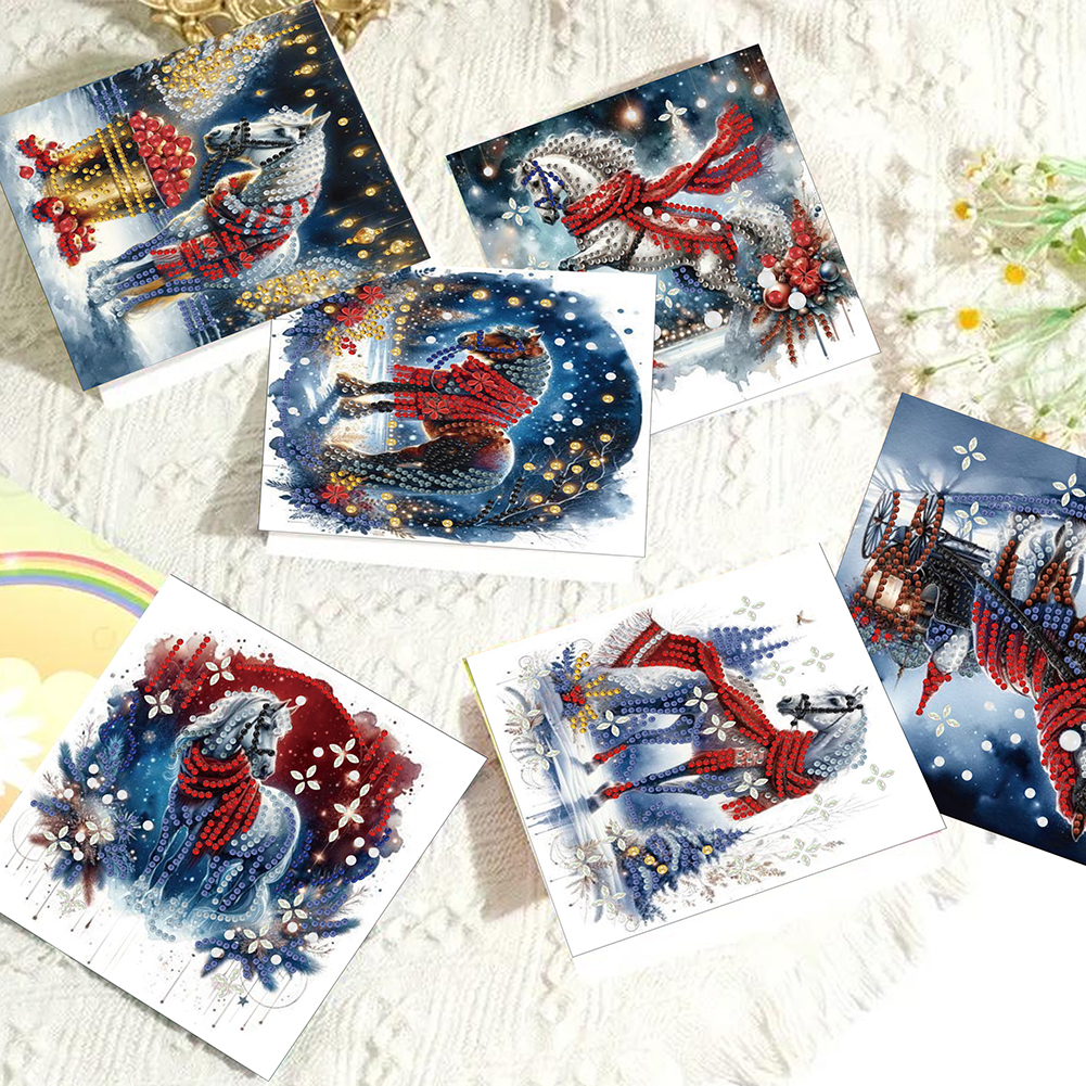6PCS DIY Diamond Painting Gree - огляд і ціна Xmas Resin Art