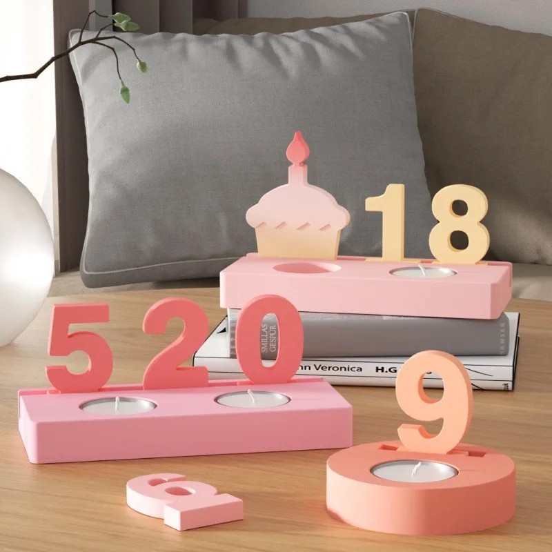 2pc Birthday Cake Silicones Mo - огляд і ціна Resin Art Craft