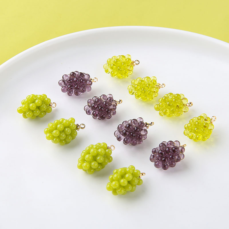 6pcs Cute Little Grapes Resin  - огляд і ціна Resin Art Gift Ideas